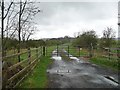 NZ1760 : Gated track on dismantled railway by Christine Johnstone