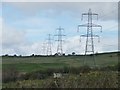 NZ1451 : Power lines heading towards Consett by Christine Johnstone