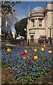 SX9164 : Flowers at Castle Circus, Torquay by Derek Harper