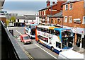 SJ9594 : Two Buses and a post van by Gerald England