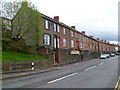 ST1289 : Houses at the northern end of High Street, Abertridwr by Jaggery