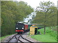 SZ5990 : Steam train approaching Smallbrook Junction by Malc McDonald