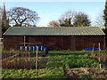 SP2865 : Scout hut by St John's Allotments by Robin Stott