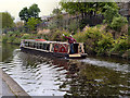 TQ2783 : Regents' Canal, Water Bus Near London Zoo by David Dixon