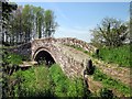 SJ4765 : Packhorse Bridge at Hockenhull Platts by Jeff Buck