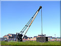 SJ4077 : National Waterways Museum, Crane by David Dixon