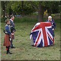 NJ6202 : Unveiling of a plaque commemorating HM Queen Elizabeth II's Diamond Jubilee by Stanley Howe