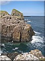 NG4475 : Cliffs at Slochd a' Mhadaidh by Richard Dorrell