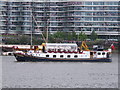 TQ2777 : Diamond Jubilee Pageant - "Edwardian" as Herald Music Barge by David Hawgood