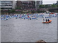 TQ2777 : Diamond Jubilee Pageant - sea cadets U-turn and re-form by David Hawgood