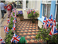 SX9372 : Union Jacks, Marine Parade, Shaldon by Robin Stott