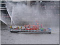 TQ2777 : Diamond Jubilee Pageant - Fireboat "Fireflash" spraying by David Hawgood