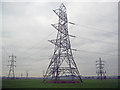 SK7554 : Pylons at Staythorpe by Trevor Rickard