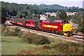 ST1493 : Train Leaving Ystrad Mynach by Wayland Smith