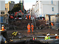 SX9373 : Site of Fore Street bridge over the railway by Robin Stott