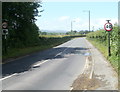 SO3701 : End of 30mph speed limit NW of Usk by Jaggery