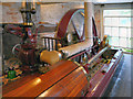 SJ8383 : Horizontal Steam Engine, Quarry Bank Mill Textiles Museum by David Dixon