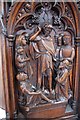 TQ7126 : Carved Pulpit, Etchingham church by Julian P Guffogg