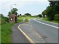 TA1275 : North-bound bus stop, Church Hill, Reighton by Christine Johnstone