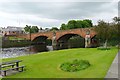 NX9775 : St. Michael's Bridge, Dumfries by Rose and Trev Clough