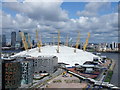 TQ3980 : O2 Arena from the Emirates Air Line cable car by PAUL FARMER