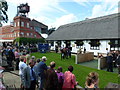 TL6161 : The July Course, Newmarket - The winners' enclosure by Richard Humphrey