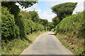 SW8859 : Luke Shop lane looking towards White Cross by roger geach