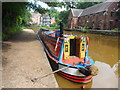 SD7400 : Working Narrow Boat Hadar moored at Worsley. by Keith Lodge