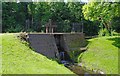 SO8478 : Sluice in Broadwaters Park, Stourbridge Road, Broadwaters, Kidderminster by P L Chadwick