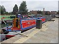 SJ8598 : Working Narrow Boat Hadar moored in New Islington Marina. by Keith Lodge