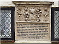 SU6351 : Deane's Almshouses Plaque by Colin Smith