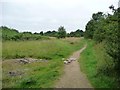 SE3537 : Footpath mapped as Green Lane by Christine Johnstone