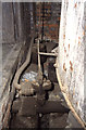 SJ8890 : LNWR warehouse, Heaton Norris - hydraulic plumbing by Chris Allen