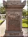 TQ3104 : Egypt War Memorial - Inscription by David Dixon