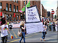 SJ8497 : "Love Is A Human Right" , Manchester Pride Parade 2012 by David Dixon