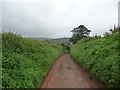 SO7024 : Lane approaching Knappers Farm by Jeremy Bolwell