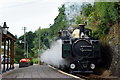 SH6139 : 'Earl of Merioneth' Arrives at Penrhyn Station by Peter Trimming