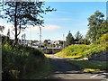 SJ9091 : Inside Portwood Roundabout by Gerald England