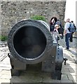 NT2573 : Edinburgh Castle - Mons Meg - the muzzle by Rob Farrow