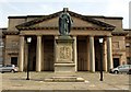 SJ4065 : Statue of Queen Victoria at Chester Castle by Jeff Buck