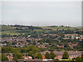 SD8318 : A View Towards Scout Moor Windfarm from Bolton by David Dixon