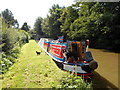 SP6263 : Working Narrow Boat Hadar moored at Muscott Mill Bridge No.18 by Keith Lodge