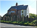 TF7143 : House on the coast road near Holme Next The Sea by Richard Humphrey