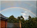 SJ9594 : Double Rainbow over Hyde by Gerald England