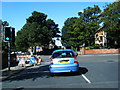 SJ2993 : Rolleston Drive/Grove Road junction by Colin Pyle