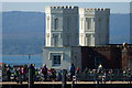 SZ0387 : Arriving at Brownsea Island, Dorset by Peter Trimming