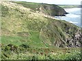 SM8423 : Pembrokeshire Coast Path above Cwm Bach by Oliver Dixon