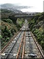 SN5882 : Rheilffordd Y Graig (ACR) - view down the tracks by Rob Farrow