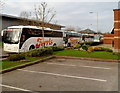 ST1185 : Ferris coaches in Parc Nantgarw by Jaggery