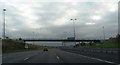 SJ9908 : Footbridge over the M6 Toll by Anthony Parkes